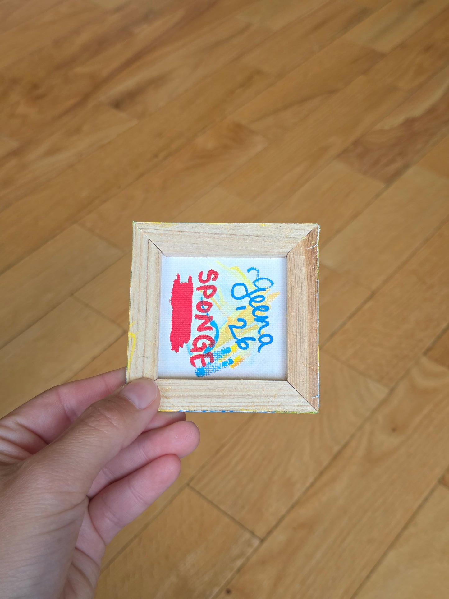 Mini Canvas Sponge