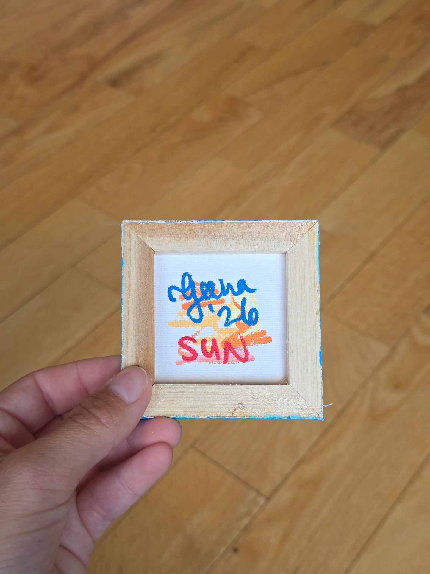 Mini Canvas Sun