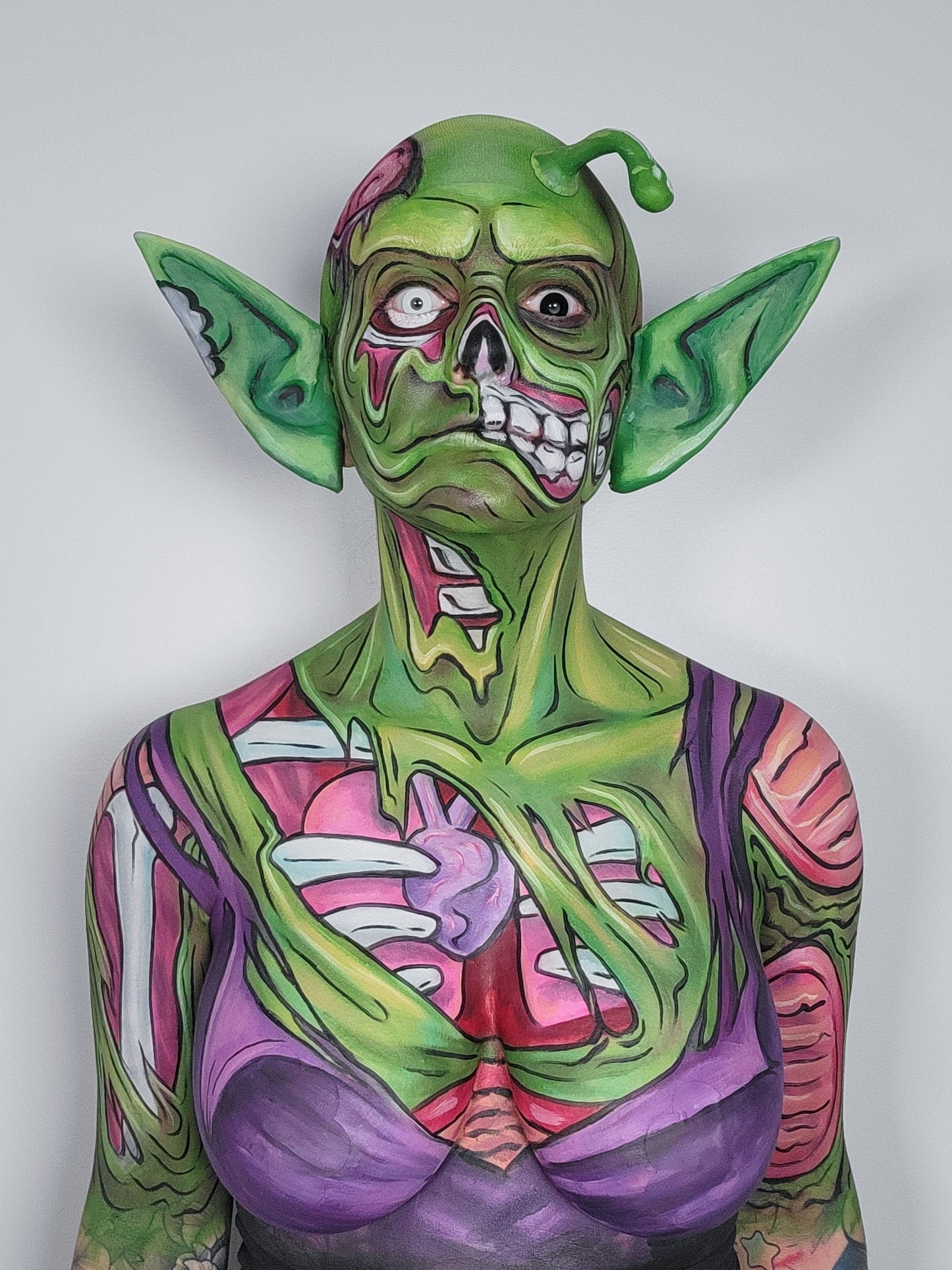 Halloween Theme Bodypaint Prints