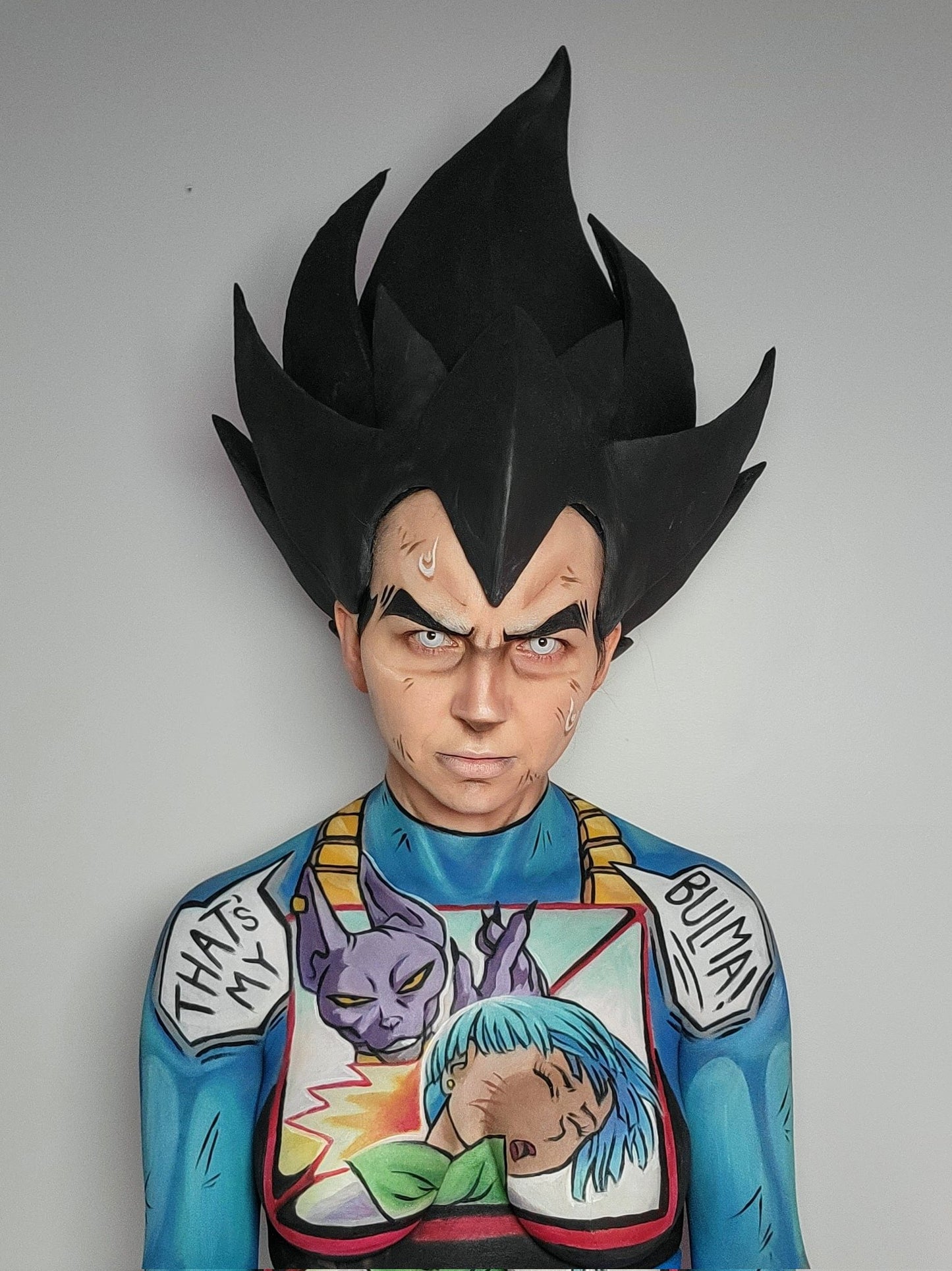 Anime Theme Bodypaint Prints