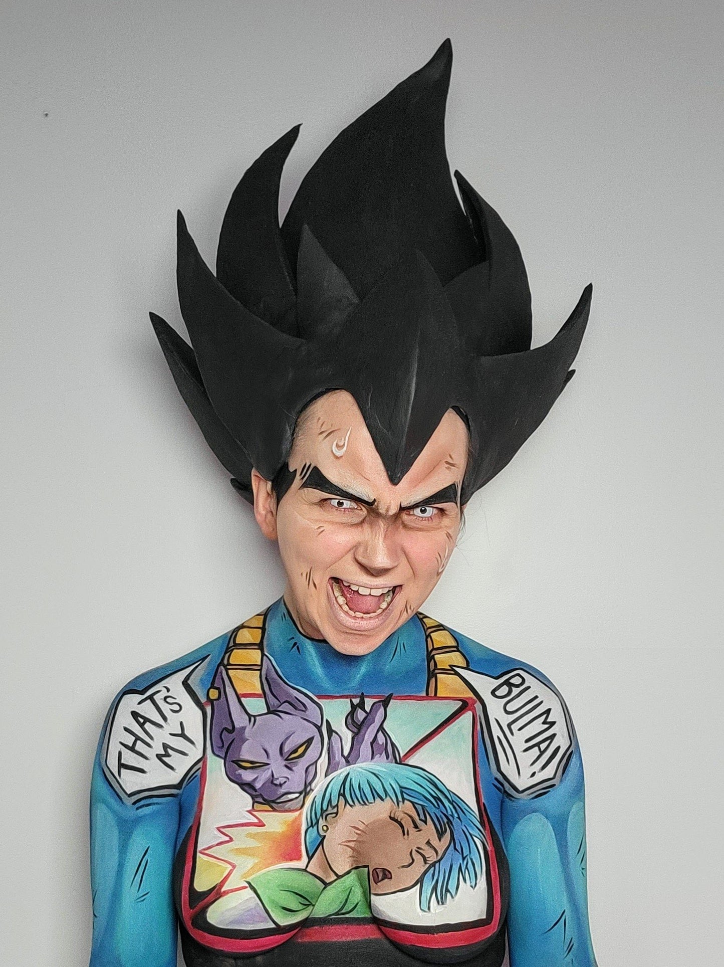 Anime Theme Bodypaint Prints