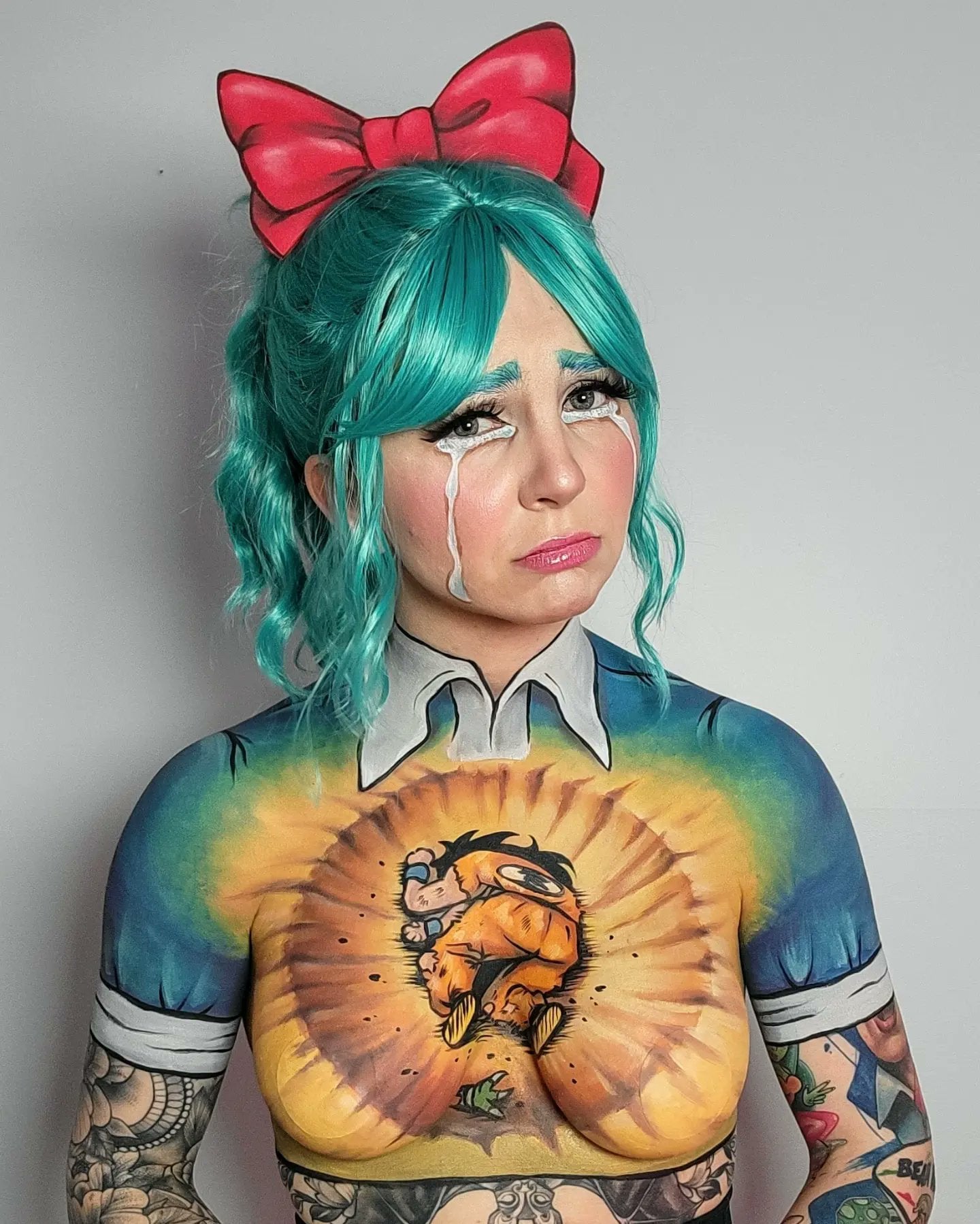 Anime Theme Bodypaint Prints