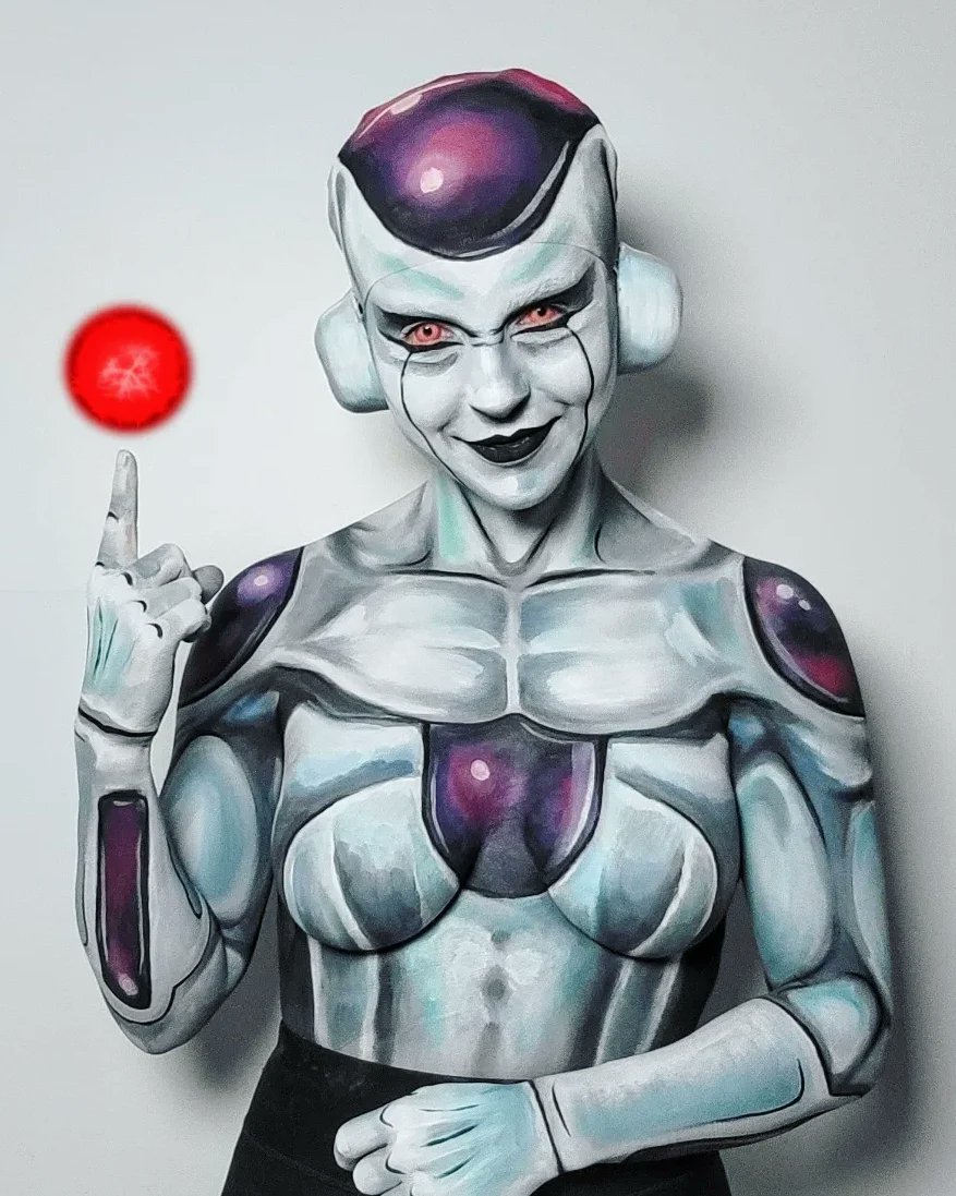 Anime Theme Bodypaint Prints
