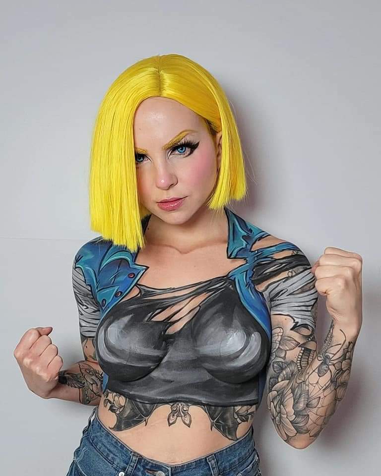 Anime Theme Bodypaint Prints