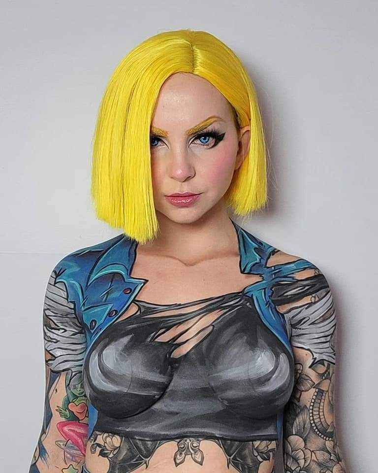 Anime Theme Bodypaint Prints