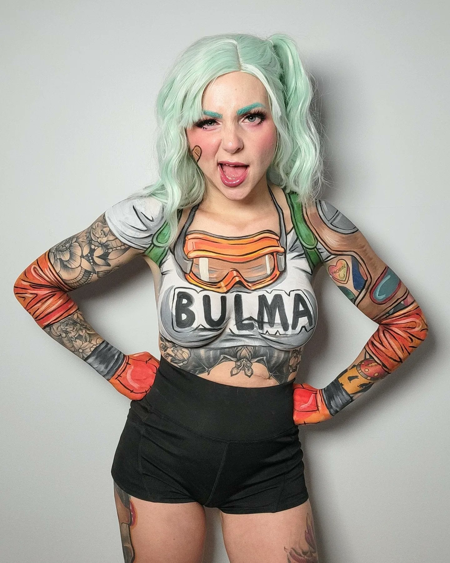 Anime Theme Bodypaint Prints