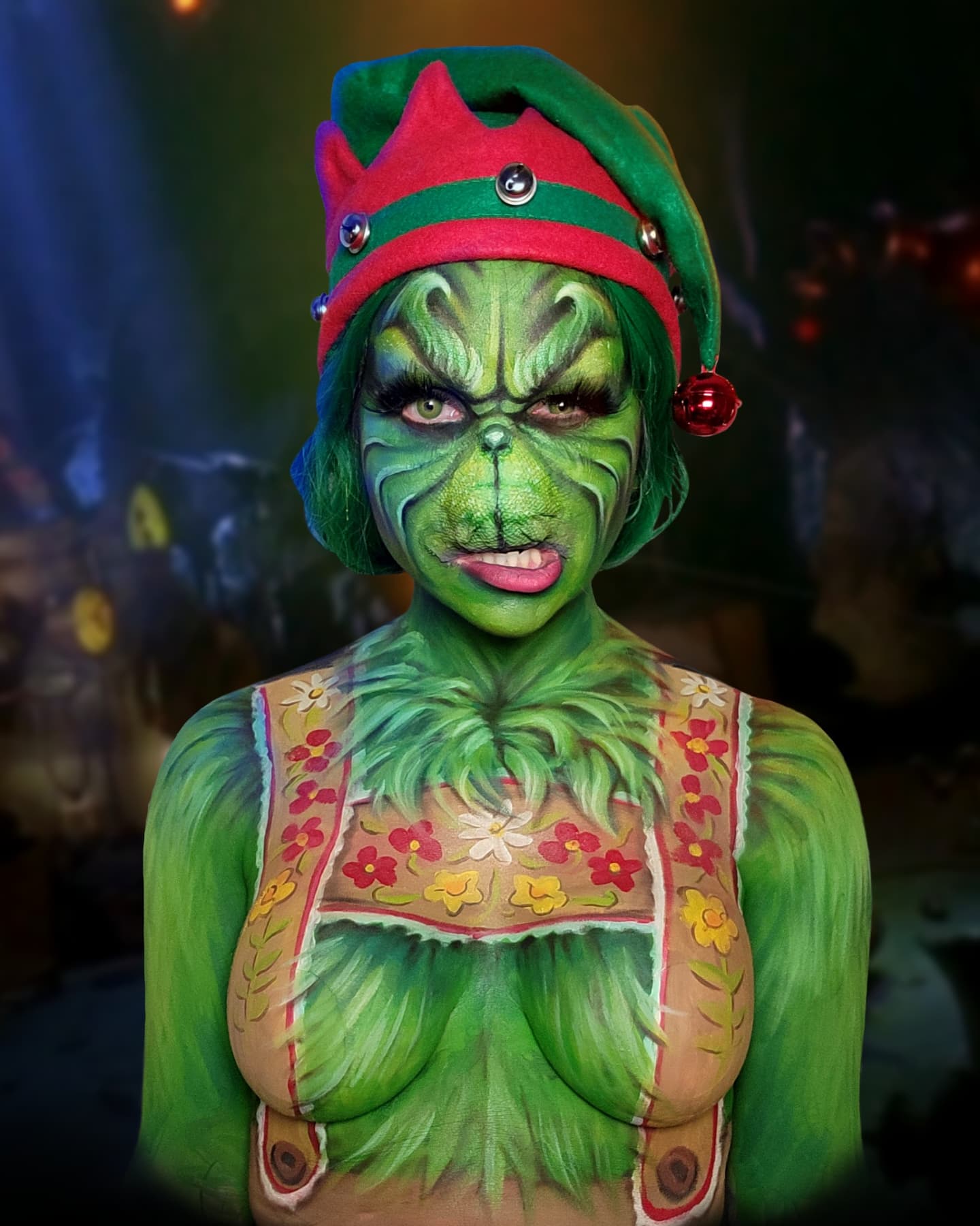 Christmas Theme Bodypaint Prints
