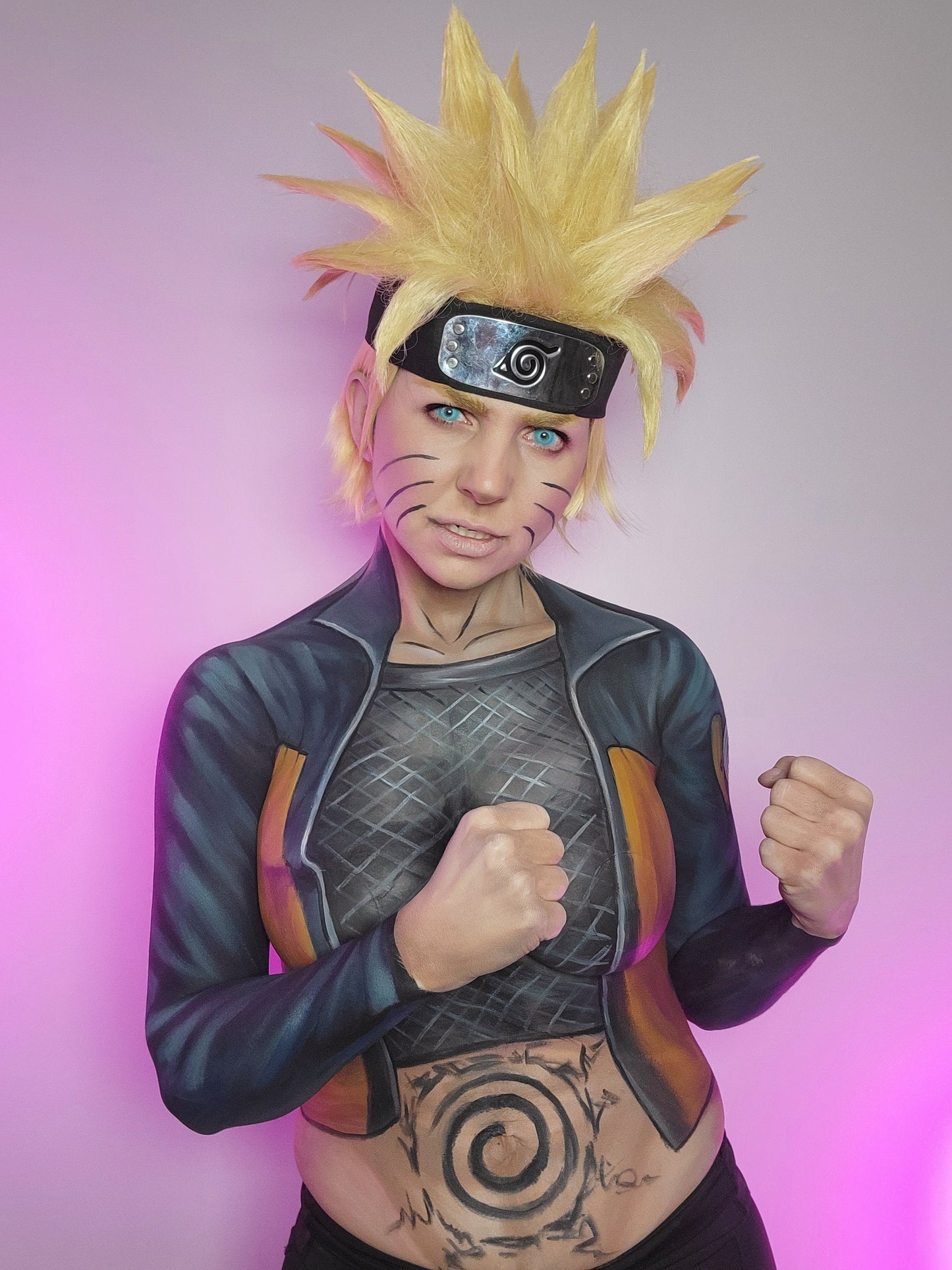 Anime Theme Bodypaint Prints