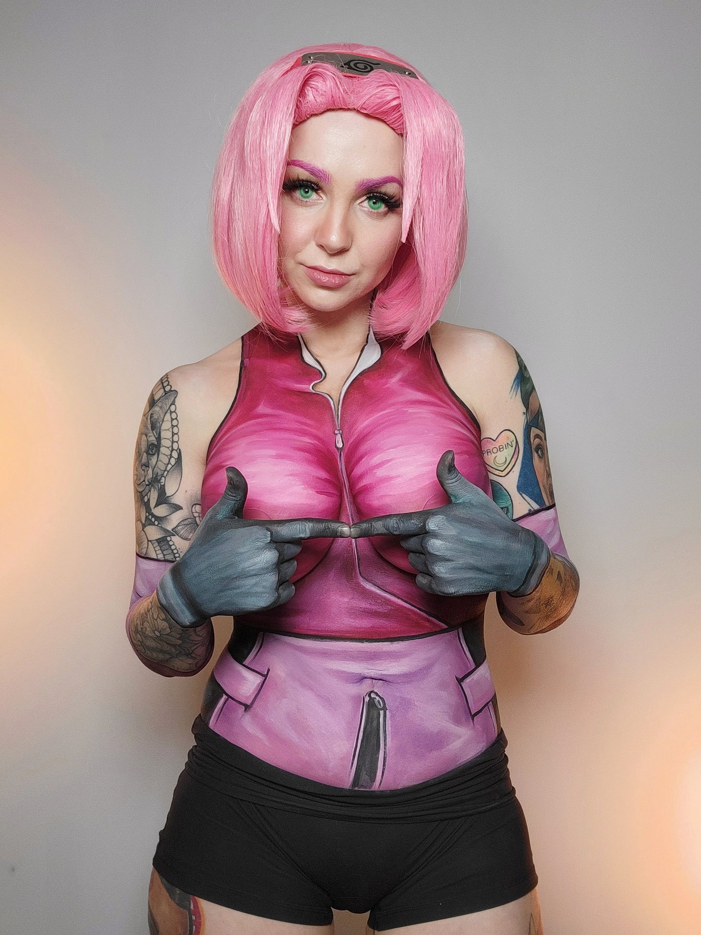 Anime Theme Bodypaint Prints