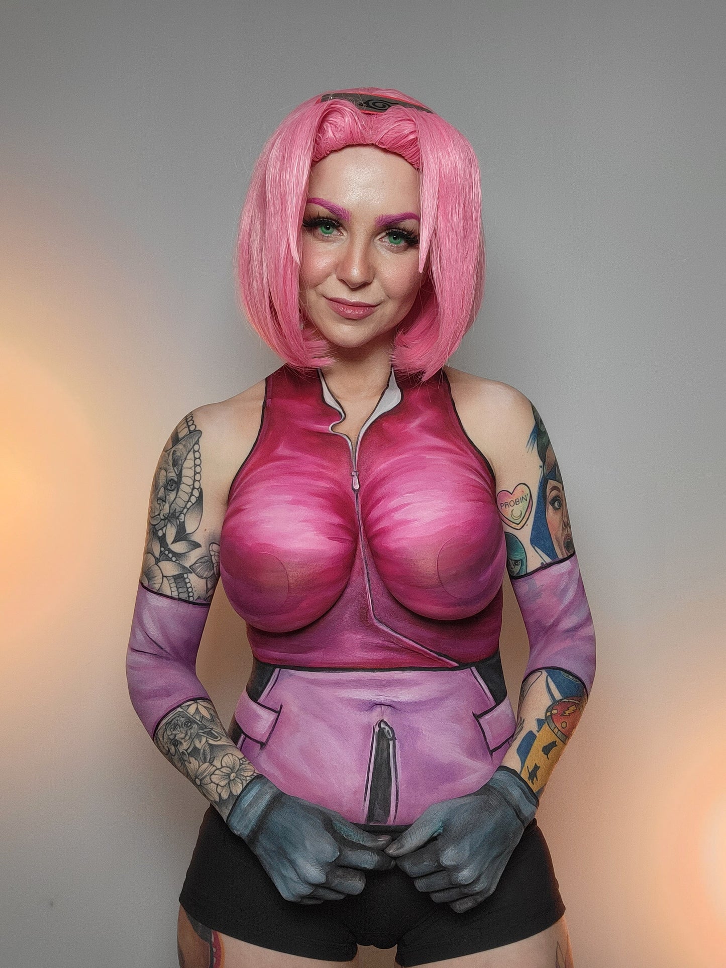 Anime Theme Bodypaint Prints