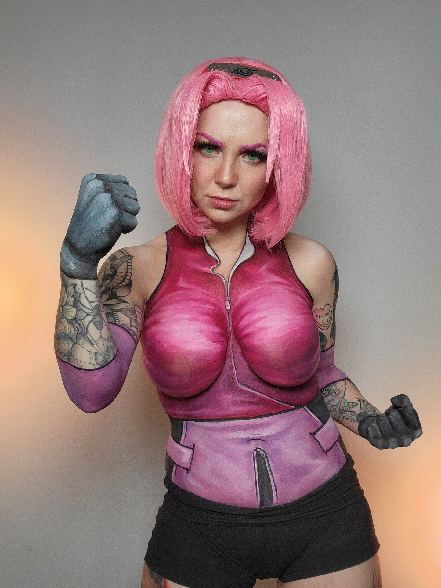 Anime Theme Bodypaint Prints