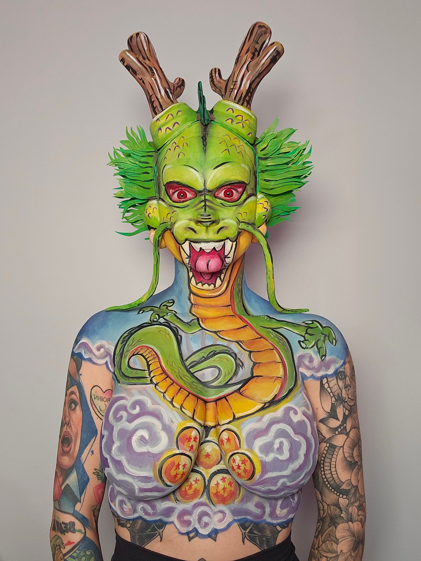 Anime Theme Bodypaint Prints