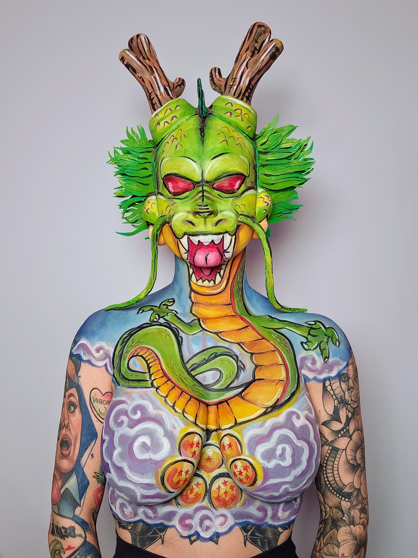 Anime Theme Bodypaint Prints