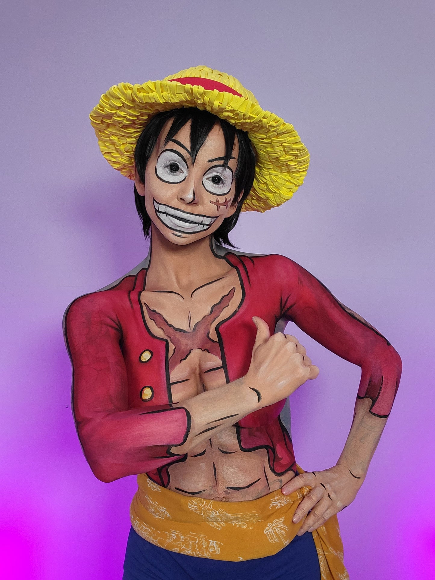 Anime Theme Bodypaint Prints