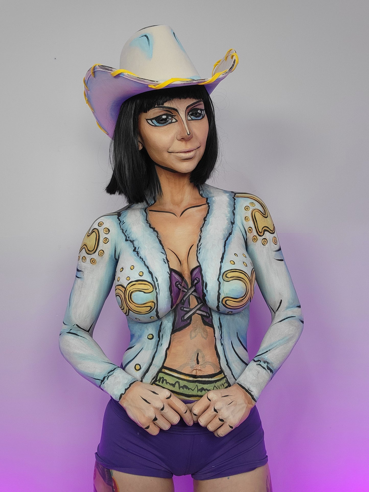 Anime Theme Bodypaint Prints