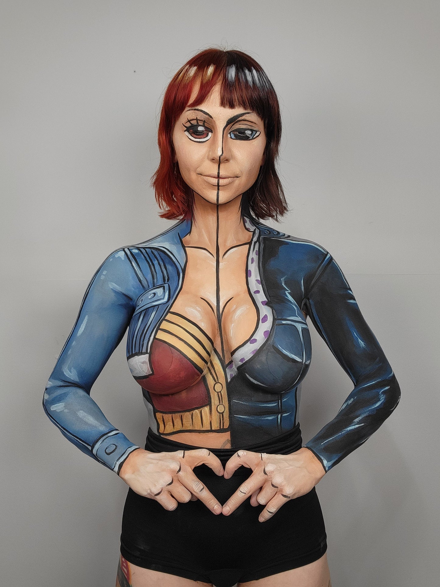 Anime Theme Bodypaint Prints