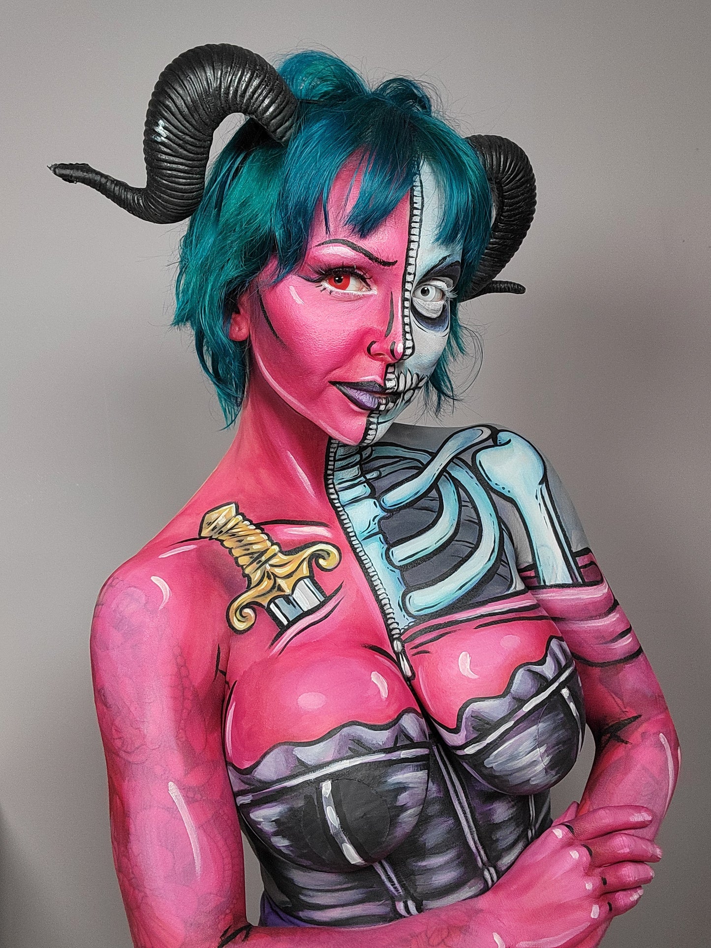 Halloween Theme Bodypaint Prints