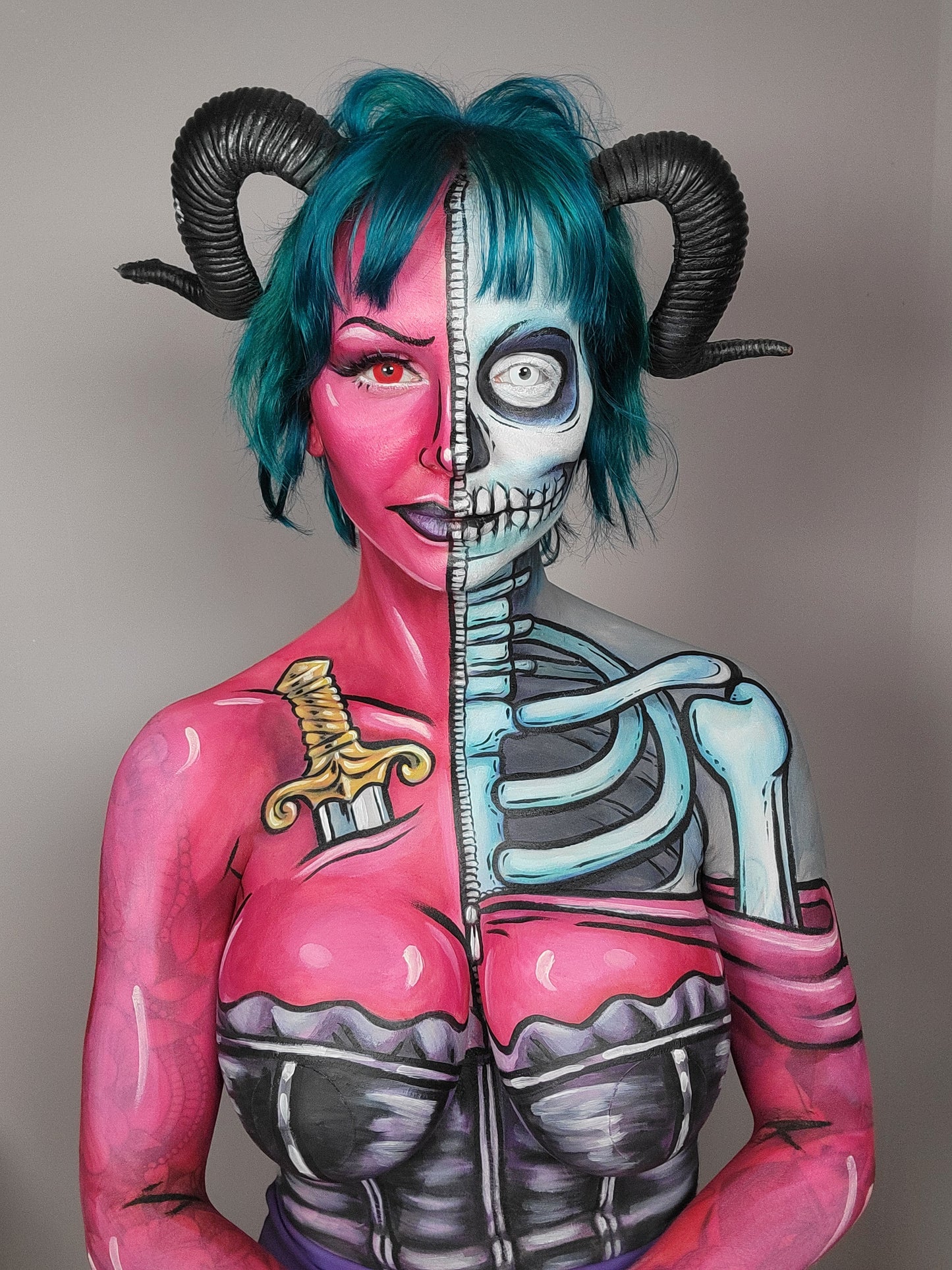 Halloween Theme Bodypaint Prints