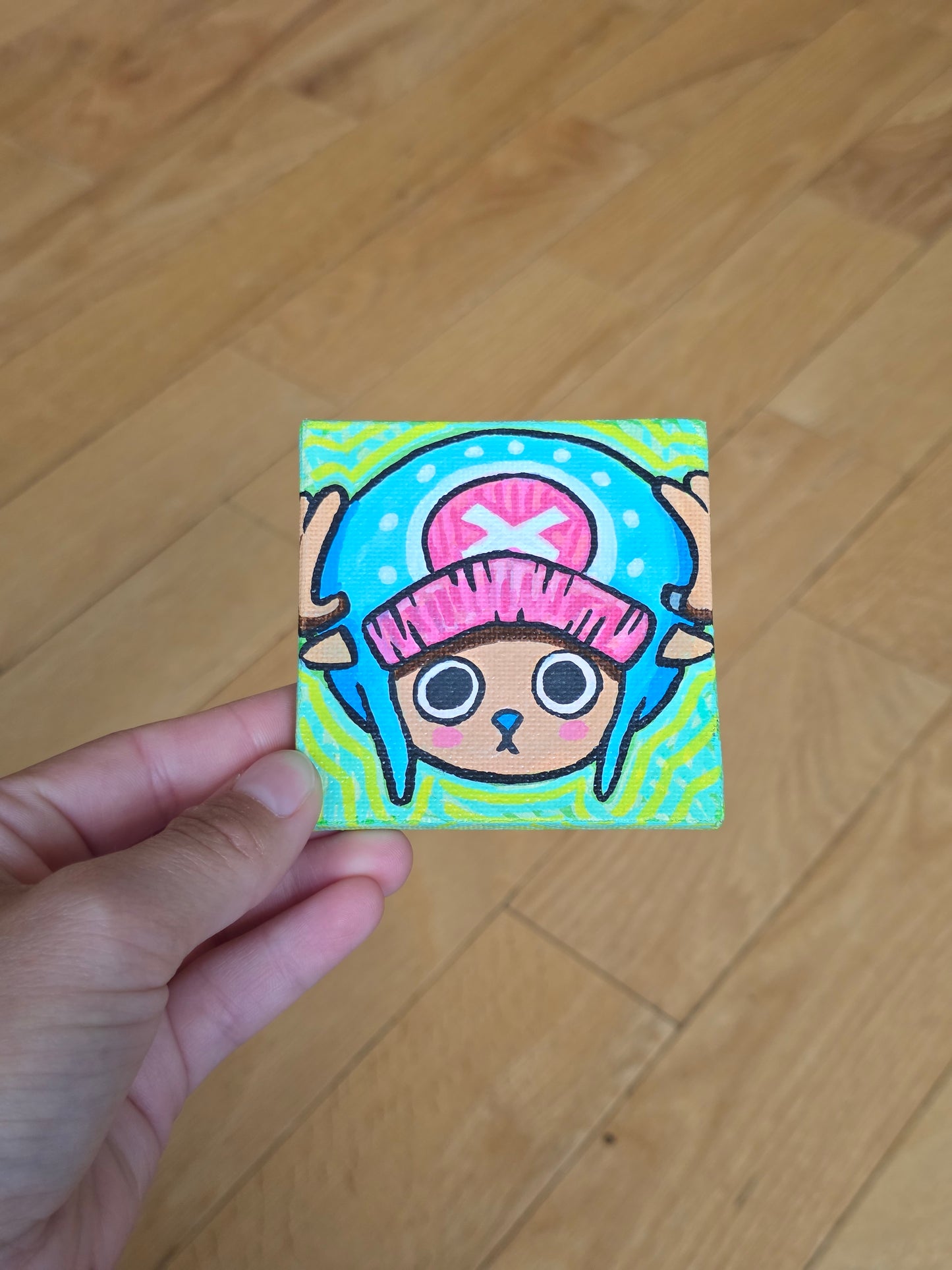 Mini Canvas Raccoon Dog