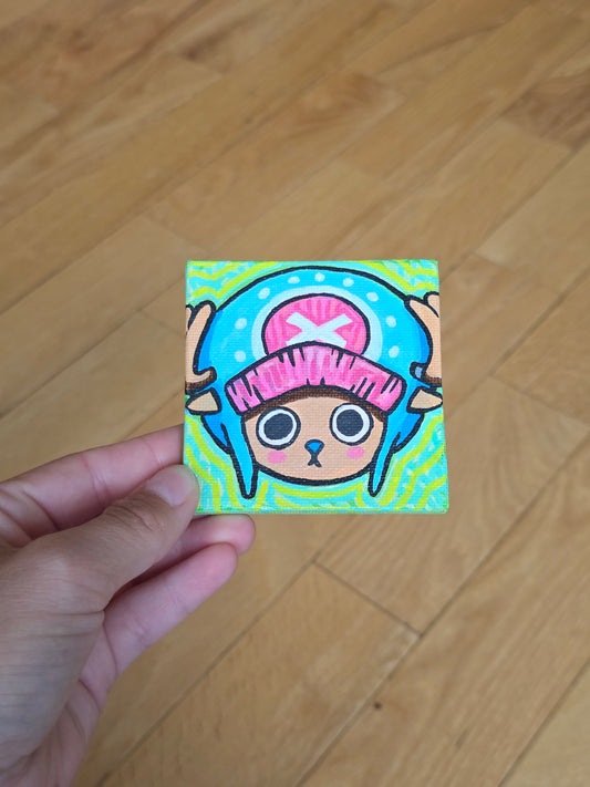 Mini Canvas Raccoon Dog