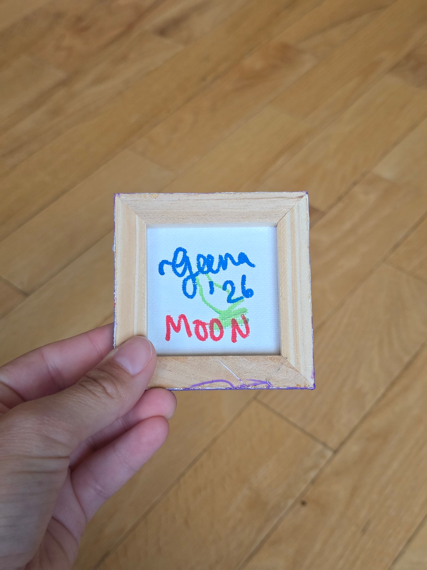 Mini Canvas Moon