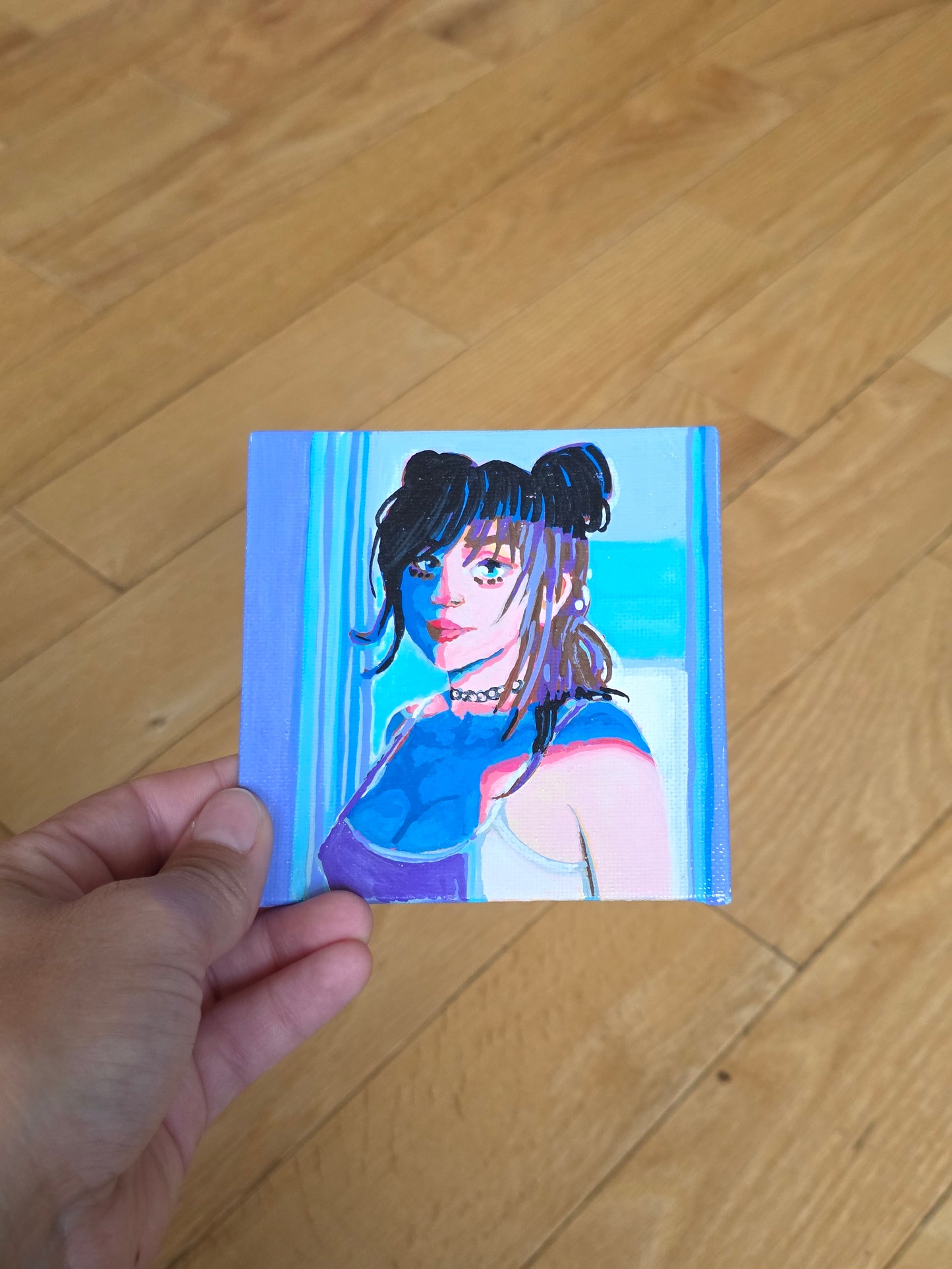 Mini Canvas Self Portrait