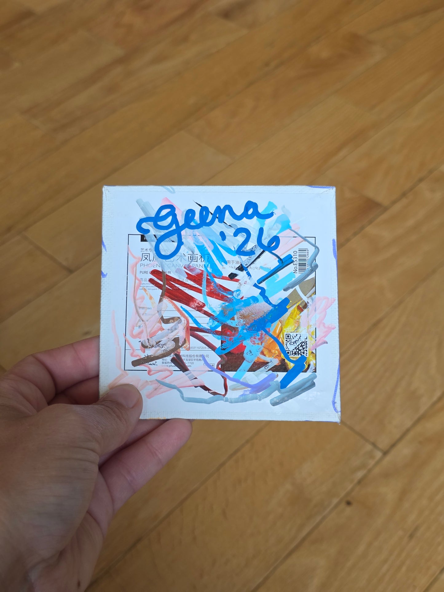 Mini Canvas Self Portrait