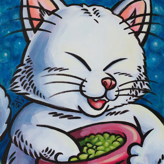 Korin w Senzu beans 12x12 Print